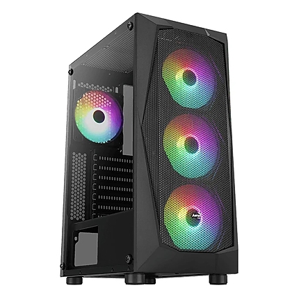 AeroCool кутия Case ATX - Falcon-G-BK-v2 - Addressable RGB