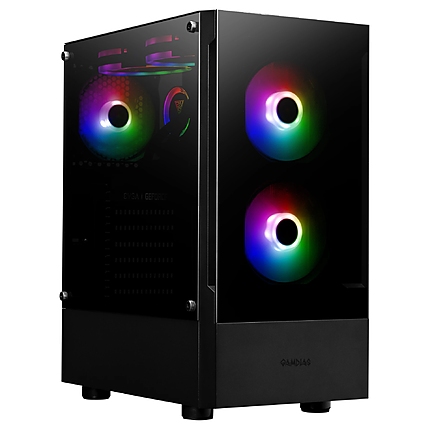 Gamdias кутия Case ATX - TALOS E3 - aRGB, Tempered Glass