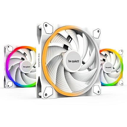 be quiet! комплект вентилатори Fan Pack 3-in-1 3 x 140mm - LIGHT WINGS White 140mm PWM high-speed Triple-Pack