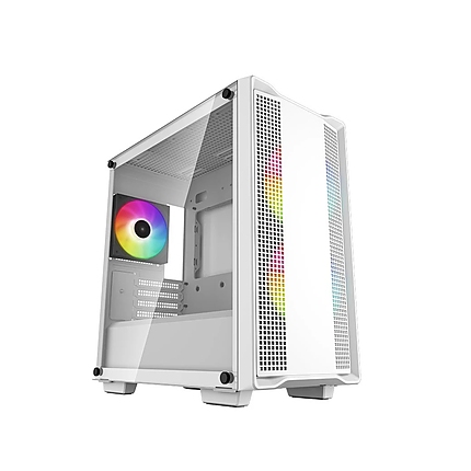 DeepCool кутия Case mATX - CC360 A-RGB White