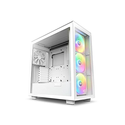 Кутия NZXT H7 Elite 2023 Matte White Mid-Tower