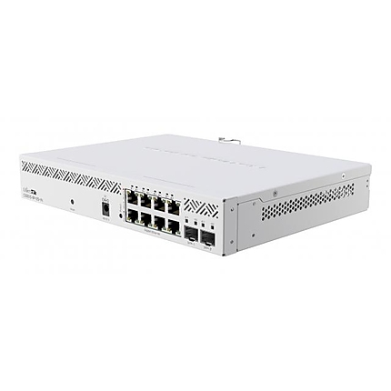 Суич MikroTik CSS610-8P-2S+IN, 8 x Gigabit Ethernet ports, 2 x SFP, PoE out