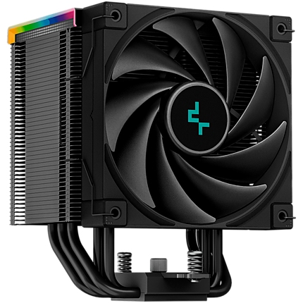 DeepCool AK500 Digital, CPU Air Cooler, 1x120mm FK120 PWM FDB Fan, Digital Display, ARGB, TDP 240W, 5 Heatpipes, Black, Intel LGA2066/2011-v3/2011/1700/1200/115x, AMD AM5/AM4, 127Г—117Г—160 mm(LГ—WГ—H), 3 Year Warranty