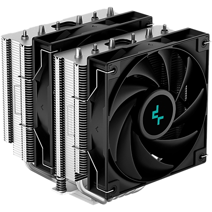 DeepCool AG620, CPU Air Cooler, 2x120mm PWM Fan, TDP 260W, 6 Heatpipes, Intel LGA2066/2011-v3/2011/1700/1200/115x, AMD AM5/AM4, 129Г—136Г—157 mm(LГ—WГ—H), 2 Year Warranty