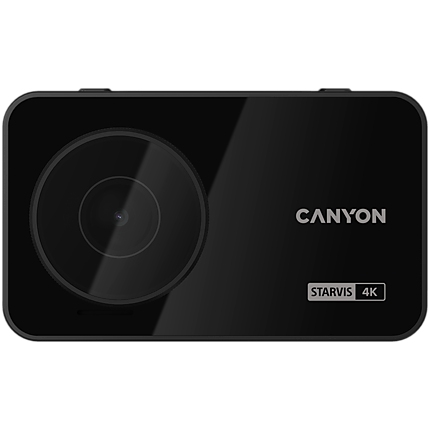 Canyon RoadRunner CDVR-40GPS, 3.0'' IPS(640x360), touchscreen, UHD 4K 3840x2160@30fps, WQHD 2.5K 2560x1440@60fps, NTK96670, 8 MP CMOS Sony Starvis IMX415 image sensor, 8 MP cam, 140° Viewing Angle, Wi-Fi, GPS, Video camera database, USB-C,