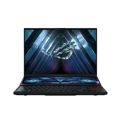 Asus ROG Zephyrus Duo 16 GX650PI-NM011X, AMD Ryzen 9 7945HX , 16"WQXGA (2560 x 1600,16:10) 240Hz, 32GB DDR5 4800Mhz(2*16), 2TB PCIe 4. RTX 4070  8GB GDDR6,Wi-Fi 6E(802.11ax), Backlit Chiclet Keyboard Per-Key RGB, Windows 11 Pro, Black