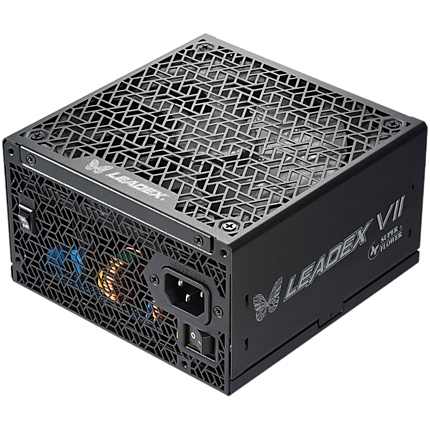 Super Flower Leadex VII XG 1300W ATX 3.0, 80 Plus Gold, Fully Modular, 12VHPWR Cable included, Compact 150mm Size, 140mm F.D.B PWM Fan, 5 year warranty