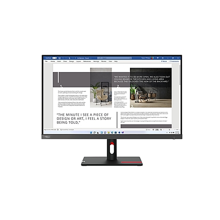 Lenovo ThinkVision S27i-30 27" FHD IPS, 16:9, 1920x1080, 6 ms, 1300:1, 100Hz, Tilt Stand, 2xHDMI, VGA