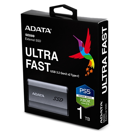 ADATA EXT SSD SE880 1T GRAY