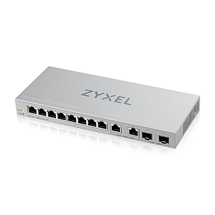 ZyXEL XGS1210-12 v2, 12-Port Gigabit webmanaged Switch with 8 port 1G + 2-Port 2.5G + 2-Port SFP+