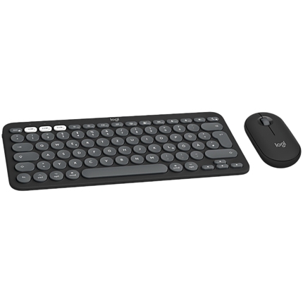 LOGITECH Pebble 2 for MAC Bluetooth Keyboard Combo - TONAL GRAPHITE - US INT'L