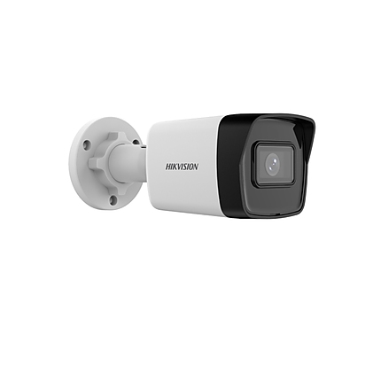 HikVision IP Bullet Camera 4 MP, 2.8 mm, IR up to 30m, H.265+, IP67, built-in microphone, optional micro SDXC (256GB), 12Vdc/PoE 6.5W