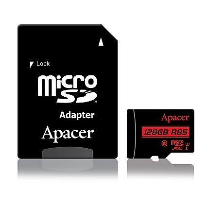 Apacer 128GB microSDXC Class 10 UHS-I (1 adapter)