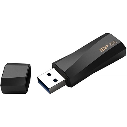 USB памет SILICON POWER Blaze B07, 32GB, USB 3.2, Черна