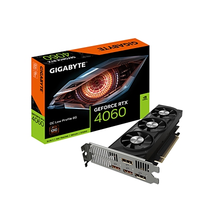 Видео карта GIGABYTE GeForce RTX 4060 OC Low Profile 8GB GDDR6