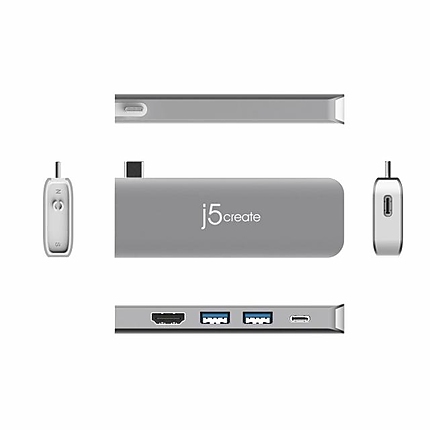 Модулна докинг станция j5create JCD387, 2 модула, USB-C