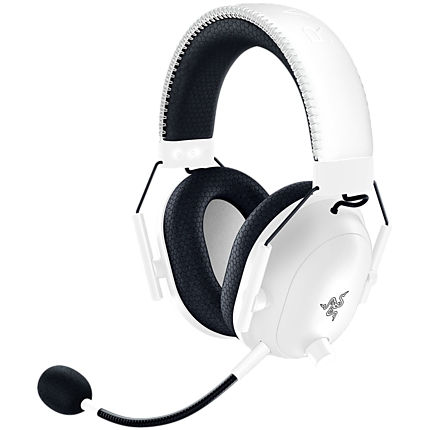 BlackShark V2 Pro (2023) - White, Wireless Gaming Headset, Razer TriForce Titanium Driver 50 mm, Oval Ear Cushions, Detachable Super Wideband microphone, THX Spatial Audio, Type A Wireless (2.4 GHz), Bluetooth 5.2