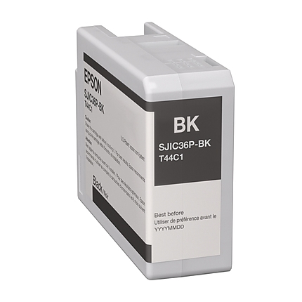 Epson SJIC36P(K): Ink cartridge for ColorWorks C6500/C6000 (Black)