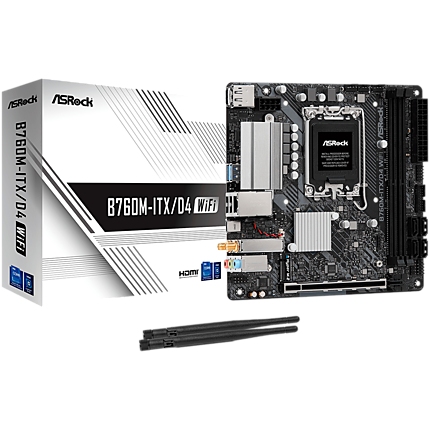 ASRock MB INTEL B760/2DDR4/4SATA3/MINI-ITX