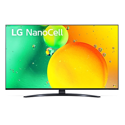 LG 50NANO763QA, 50" Real 4K  HDR Smart Nano Cell TV, 3840x2160, DVB-T2/C/S2, Active HDR ,HDR 10 PRO, webOS Smart TV, ThinQ AI, a5 Gen5 AI-processor, WiFi, Clear Voice, Bluetooth, Miracast / AirPlay, Black