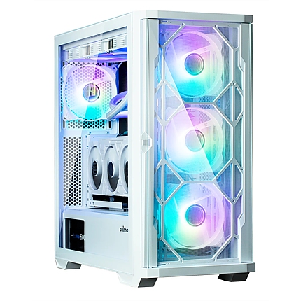 Zalman кутия Case EATX - Z10 DUO White - Mesh/Tempered Glass