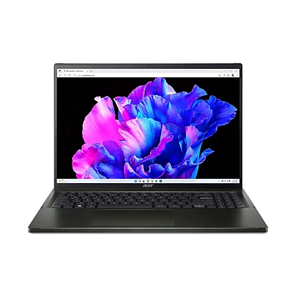 Acer Swift Edge SFE16-43-R7WA, AMD Ryzen 7 7840U (3.3GHz up to 5.1GHz, 16MB), 16" 3.2K OLED 120Hz, WQXGA+ (3200 x 2000), 32GB LPDDR5, 1024GB PCIe NVMe SED SSD, AMD Radeon, Micro SD card reader, QHD cam + mic, FPR, Wi-Fi 6E, BT, KB, Win 11 Home, Black