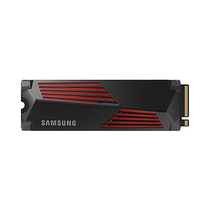 Samsung SSD 990 PRO 1TB Heatsink PCIe 4.0 NVMe 2.0 M.2 V-NAND 3-bit MLC, 256-bit Encryption, Read 7450 MB/s Write 6900 MB/s