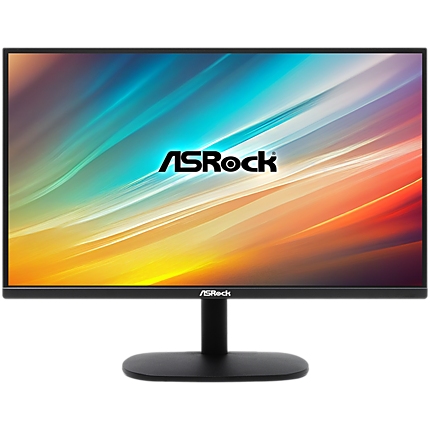 Asrock Gaming Monitor, 24.5" FHD(1920x1080) IPS, 100 Hz, 99% sRGB, 16:9, 1300:1, 300 cd/mВІ, 178Вє/178Вє, 1ms (MPRT), Flicker-free, Tiltt Adjustment, 1x HDMI 2.0, 1x VGA, 3Y