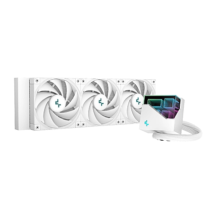 DeepCool водно охлаждане Water Cooling LT720 White - Addressable RGB, Infinity mirror design - LGA1700/AM5