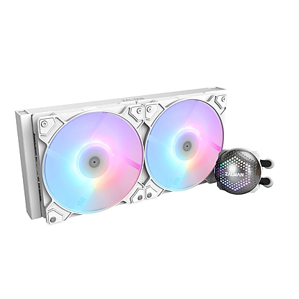 Zalman водно охлаждане Water Cooling ALPHA 28 WHITE - Addressable RGB - LGA1700/AM5