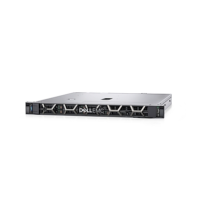 Dell PowerEdge R350, Chassis 4 x 3.5 HotPlug, Xeon E-2314, 16GB, 1x8TB, Rails, Broadcom 5720 Dual Port, PERC H355 Adapter, iDRAC9 Enterprise 15G, 600W, 3Y ProSpt