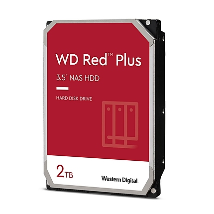 Western Digital Red 2TB Plus ( 3.5", 128MB, 5400 RPM, SATA 6Gb/s )