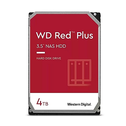 Western Digital Red 4TB Plus ( 3.5", 256MB, 5400 RPM, SATA 6Gb/s )