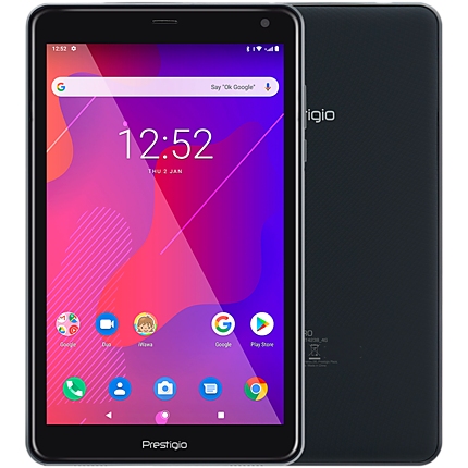 Prestigio Q PRO,PMT4238_4G_D_GY,Single Micro-SIM, have call fuction, 8.0"WXGA(800*1280)IPS display, up to 1.4GHz quad core processor, android 9.0, 2GB RAM+16GB ROM, 0.3MP front camera+2MP rear camera, 5000mAh battery