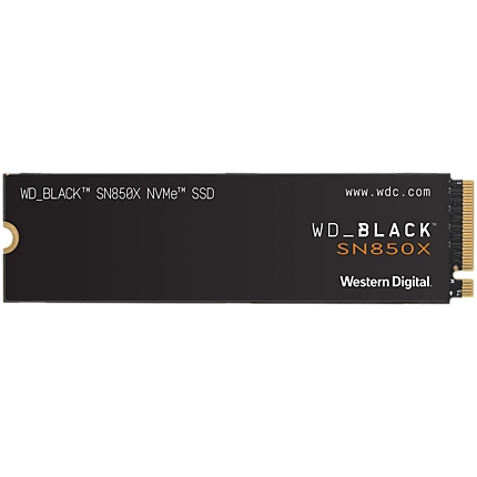 SSD WD Black SN850X 2TB M.2 2280 PCIe Gen4 x4 NVMe, Read/Write: 7300/6600 MBps, IOPS 1200K/1100K, TBW: 1200