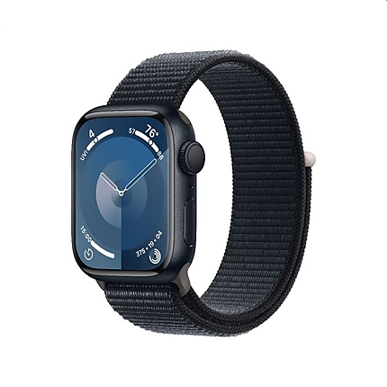 Apple Watch Series 9 GPS 41mm Midnight Aluminium Case with Midnight Sport Loop