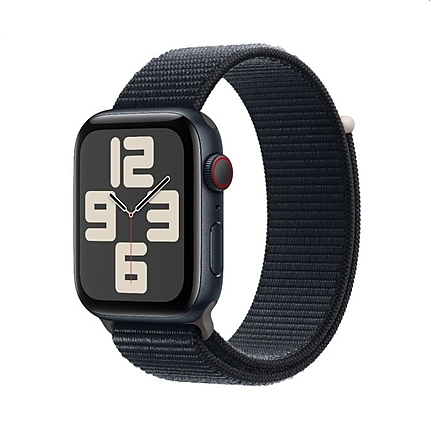 Apple Watch SE2 v2 GPS 44mm Midnight Alu Case w Midnight Sport Loop