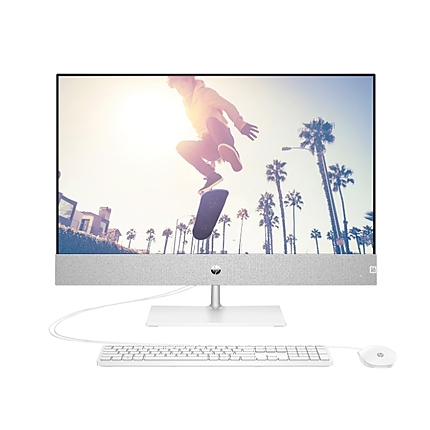 HP Pavilion All-in-One 27-ca2000nu Snowflake White, Core i7-13700T(up to 4.9GHz/30MB/16C), 27" FHD BV IPS Touch + 5MP Camera, 16GB 3200Mhz 2DIMM, 1TB PCIe SSD, WiFi ac 2x2 +BT 5, HP Keyboard & HP Mouse, Free DOS. 2Y Warranty