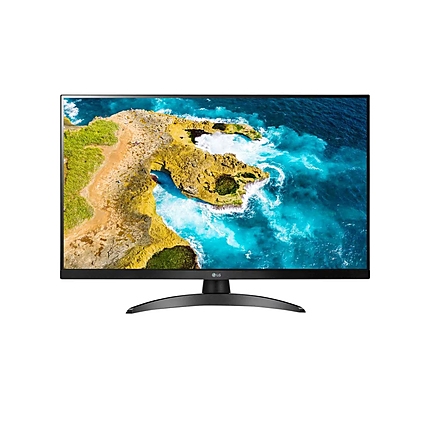 LG 27TQ615S-PZ, 27.0" IPS, Smart webOS, TV Tuner DVB-T2/C /S2, 1000:1, Mega DFC, 250cd, Full HD (1920 x 1080), Wi-Fi, LAN, AirPlay, HDMI, CI Slot, USB 2.0, Bluetooth, AI Sound, Speakers, Black