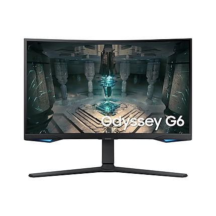 Samsung 27BG650 27" Odyssey G6 Smart, Curved 1000R, VA, 240 Hz, 1 ms GTG, 2560x1440, 350 cd/m2, 2500:1 Contrast, Eye Saver, Flicker Free, AMD FreeSync Premium Pro, DP 1.4, 2xHDMI 2.1, 2xUSB, Wi-Fi, Bluetooth, Speakers, Tizen, Black