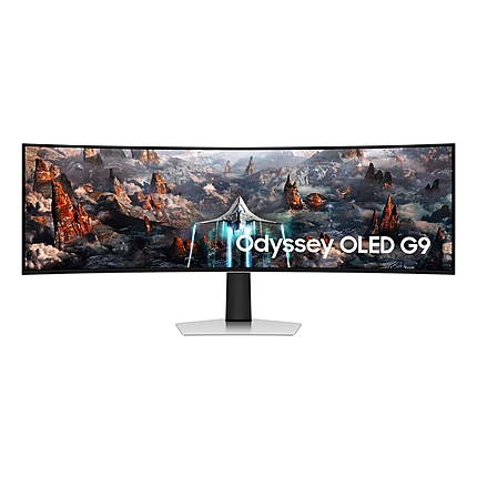 Samsung LS49CG934, 49" Odyssey G9 GAMING, Curved OLED, 1800R, 240Hz, Smart. 32:9, 5120 x 1440, 250 cd/m2, Display Port , HDMI,Micro HDMI, USB Hub, Silver