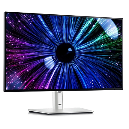 Dell U2424HE, 23.8" IPS Anti-Glare, UltraSharp InfinityEdge, 5ms, 1000:1, 250 cd/m2, FullHD 1920x1080, 120 Hz, 100% sRGB, HDMI, DisplayPort, USB-C Hub, USB 3.2 hub, RJ45, KVM ComfortView Plus, Height Adjustable, Pivot, Swivel, Tilt, Black