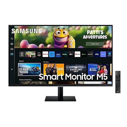 Samsung 27CM500, 27" VA LED, SMART, 60 Hz, 4 ms GTG, 1920x1080, 250 cd/m2, 3000:1, HDR 10, Eye Saver, Flicker Free, Auto Source Switch+, 2xUSB 2.0, 2xHDMI 1.4, Wi-Fi 5, Bluetooth 4.2, Speakers, 178°/178°, Black