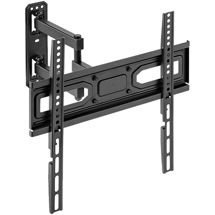 Free-tilt design: simplifies adjustment for better visibility and reduced glareSwivel mechanism provides maximum viewing flexibilitySpirit level ensures perfect positioningConvenient cable holder. 32-55". Max 35kg.