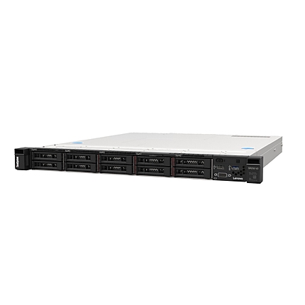 Lenovo ThinkSystem SR250 V2, Xeon E-2378 (8C, 2.6GHz, 16MB Cache/65W), 1x32GB, O/B, 2.5" HS (8), 5350-8I, HS 450W Titanium, XCC Enterprise, Rails