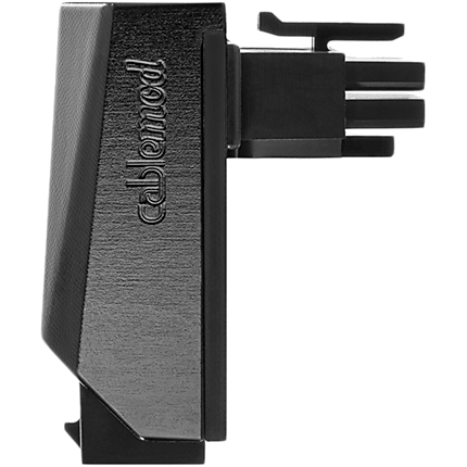 CableMod 12VHPWR 90 Degree Angled Adapter (Nvidia 4000 series) - Variant A - Black