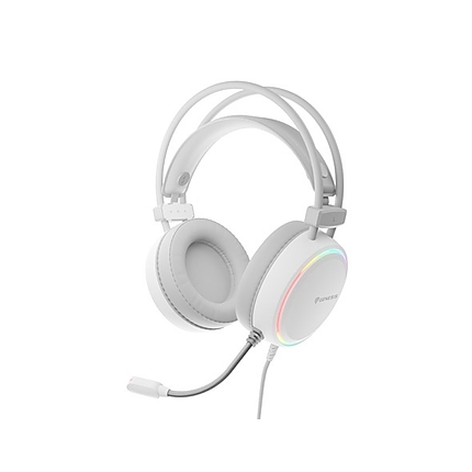 Genesis Headset Neon 613 With Microphone RGB Illumination White