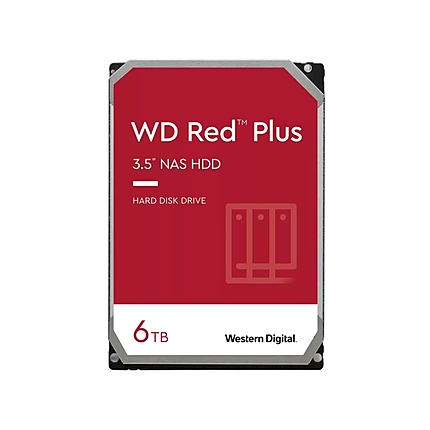 Western Digital Red 6TB Plus ( 3.5", 256MB, 5400 RPM, SATA 6Gb/s )