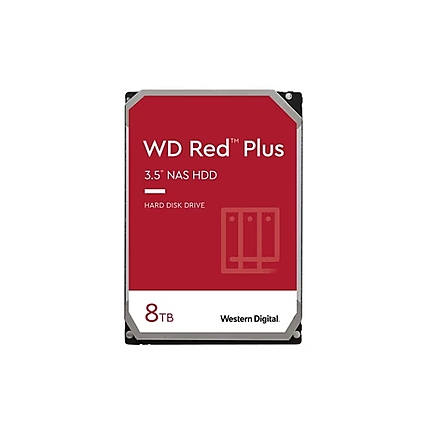 Western Digital Red 8TB Plus ( 3.5", 128MB, 5640 RPM, SATA 6Gb/s )