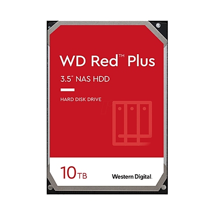 Western Digital Red 10TB Plus ( 3.5", 256MB, 7200 RPM, SATA 6Gb/s )